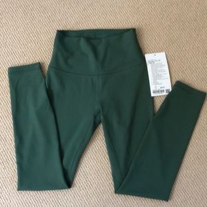NWT Lululemon Wunder Train Tight Algae Green